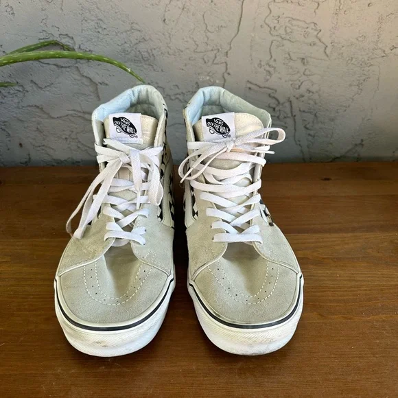 Vans | Shoes | Suede Vans High Top With Checkerboard And  display picture 1